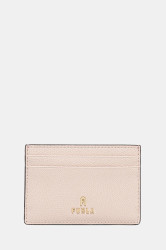 Kožené pouzdro na karty Furla růžová barva, WP00305.ARE000.0496S