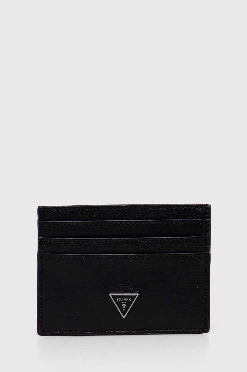 Kožené pouzdro na karty Guess MITO