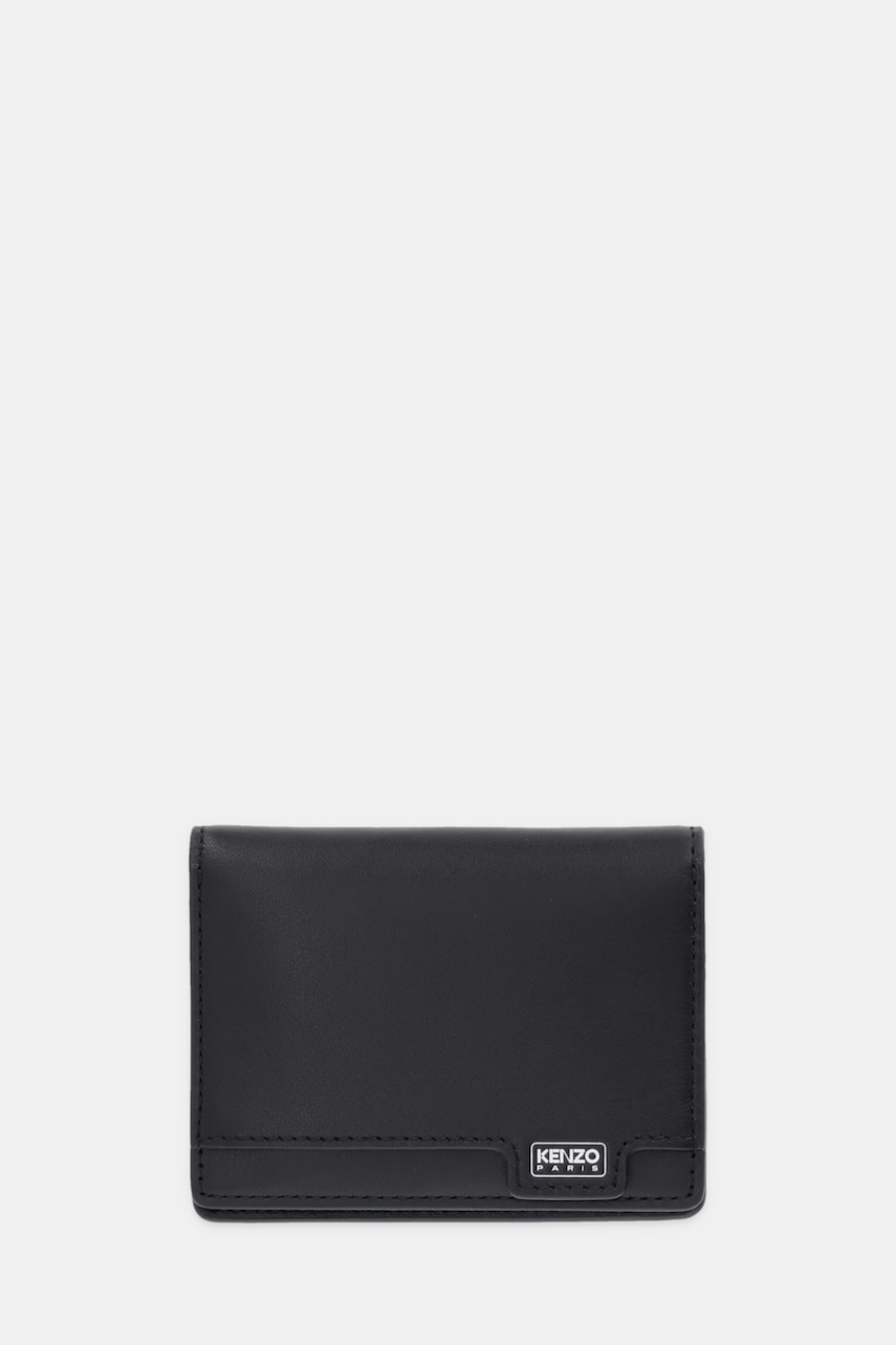 Kožené pouzdro na karty Kenzo černá barva, FF68PM801L40
