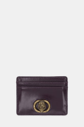 Kožené pouzdro na karty Kurt Geiger London CHELSEA fialová barva, 4019790319