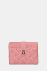 Kožené pouzdro na karty Kurt Geiger London KENSINGTON růžová barva, 1275057109