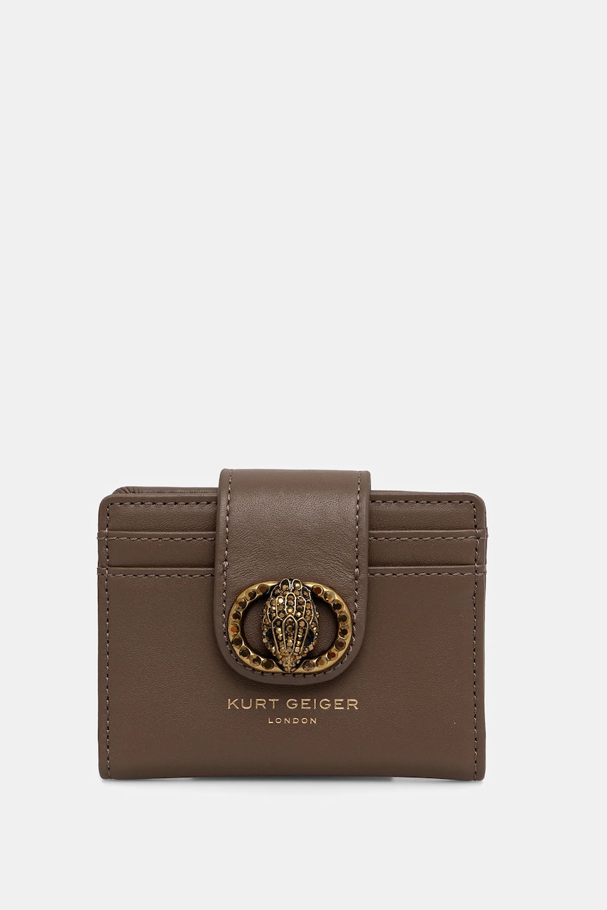 Kožené pouzdro na karty Kurt Geiger London