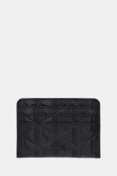 Kožené pouzdro na karty Lacoste černá barva, NF4828MH