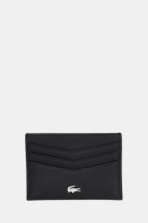 Kožené pouzdro na karty Lacoste černá barva, NH5056OI