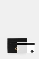 Kožené pouzdro na karty Tory Burch Kira