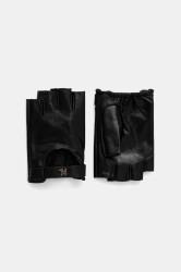 Kožené rukavice bez prstů Karl Lagerfeld