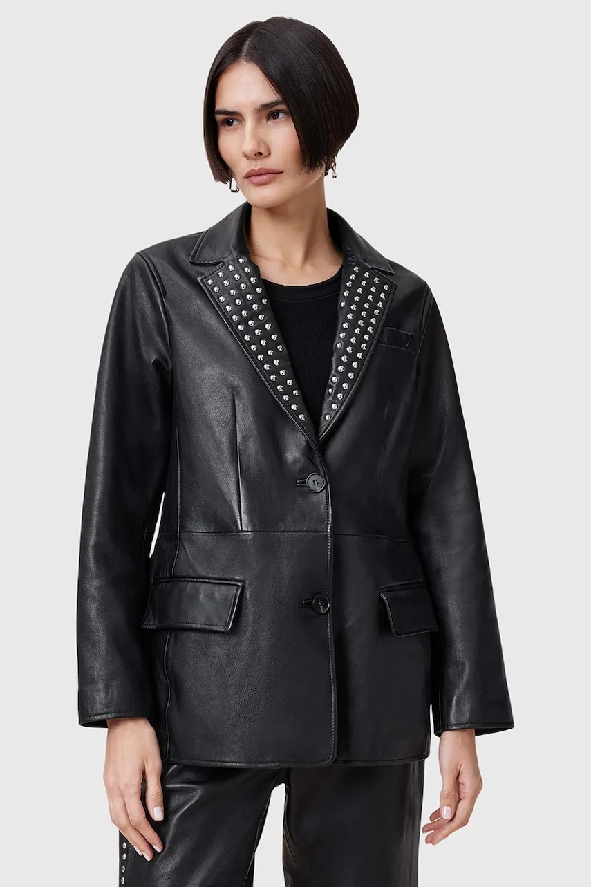 Kožené sako AllSaints CORINNA