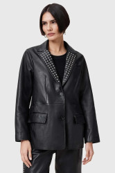 Kožené sako AllSaints CORINNA