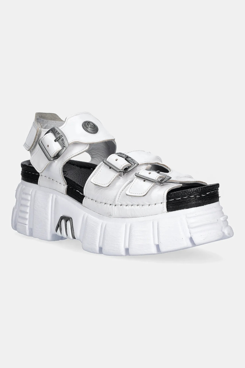 Kožené sandály New Rock CHAROL ARRUGADO