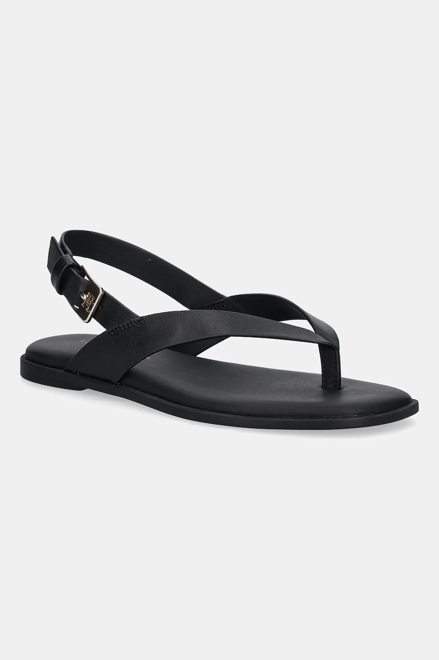 Kožené sandály Tommy Hilfiger COLOR BLOCK THONG FLAT SANDAL