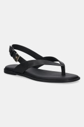 Kožené sandály Tommy Hilfiger COLOR BLOCK THONG FLAT SANDAL