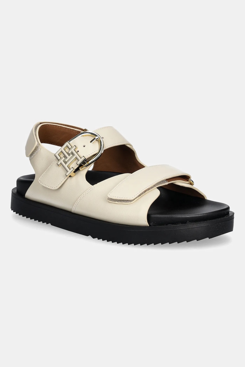 Kožené sandály Tommy Hilfiger LEATHER SPORTY SANDAL