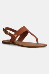 Kožené sandály Tommy Hilfiger LEATHER THONG SANDAL