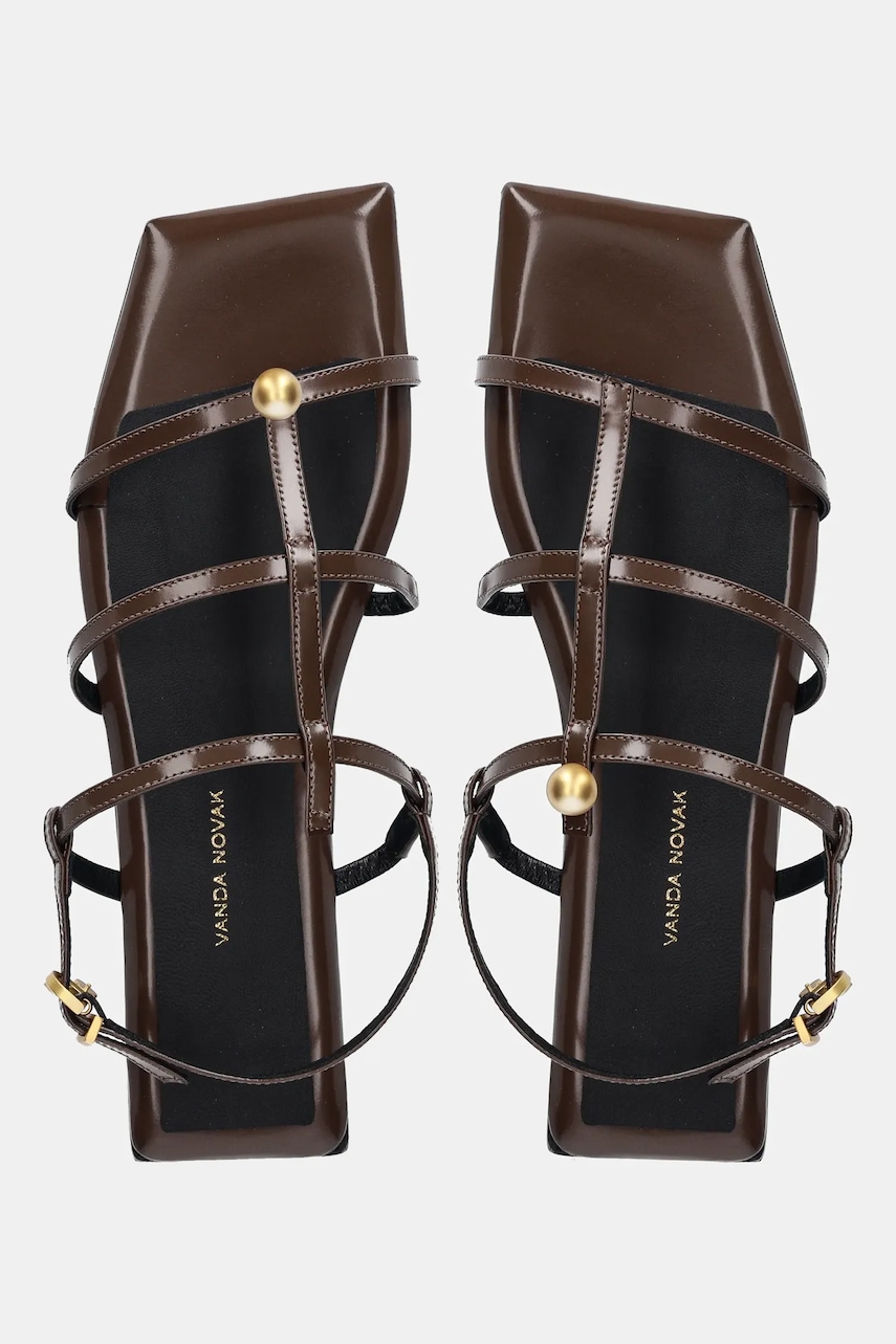 Kožené sandály Vanda Novak Bianca