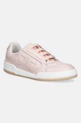 Kožené sneakers boty Elisabetta Franchi růžová barva, SA48G51E2
