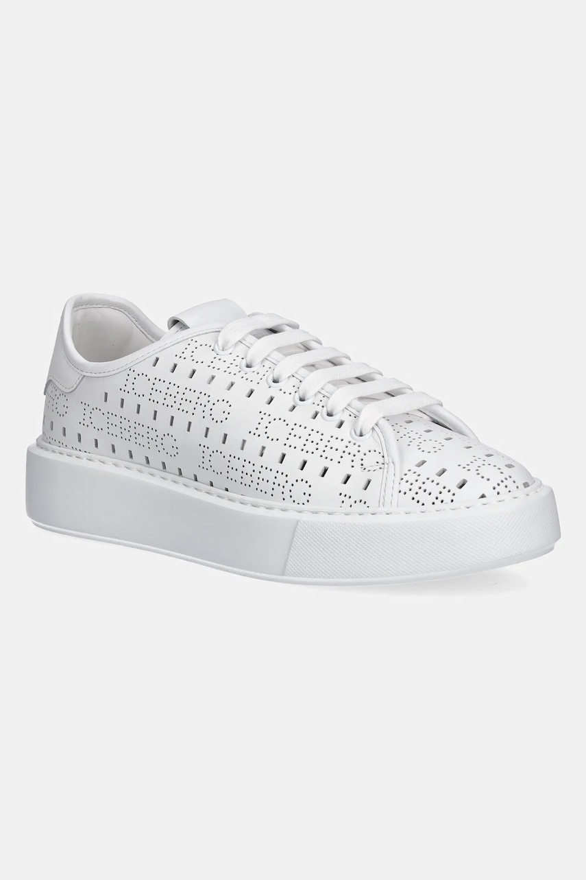 Kožené sneakers boty Iceberg Bozeman bílá barva, ID227701