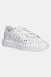 Kožené sneakers boty Iceberg Bozeman bílá barva, ID227701