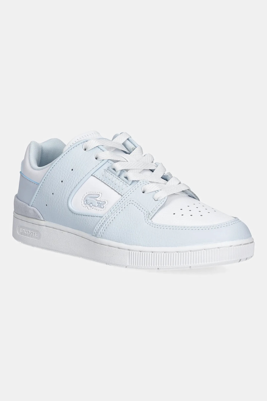 Kožené sneakers boty Lacoste COURT CAGE dámské, modrá barva, 49SFA0042