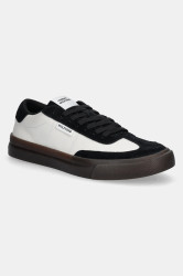 Kožené sneakers boty Tommy Hilfiger TH CUPSET SUMMER LTH bílá barva, FM0FM05487
