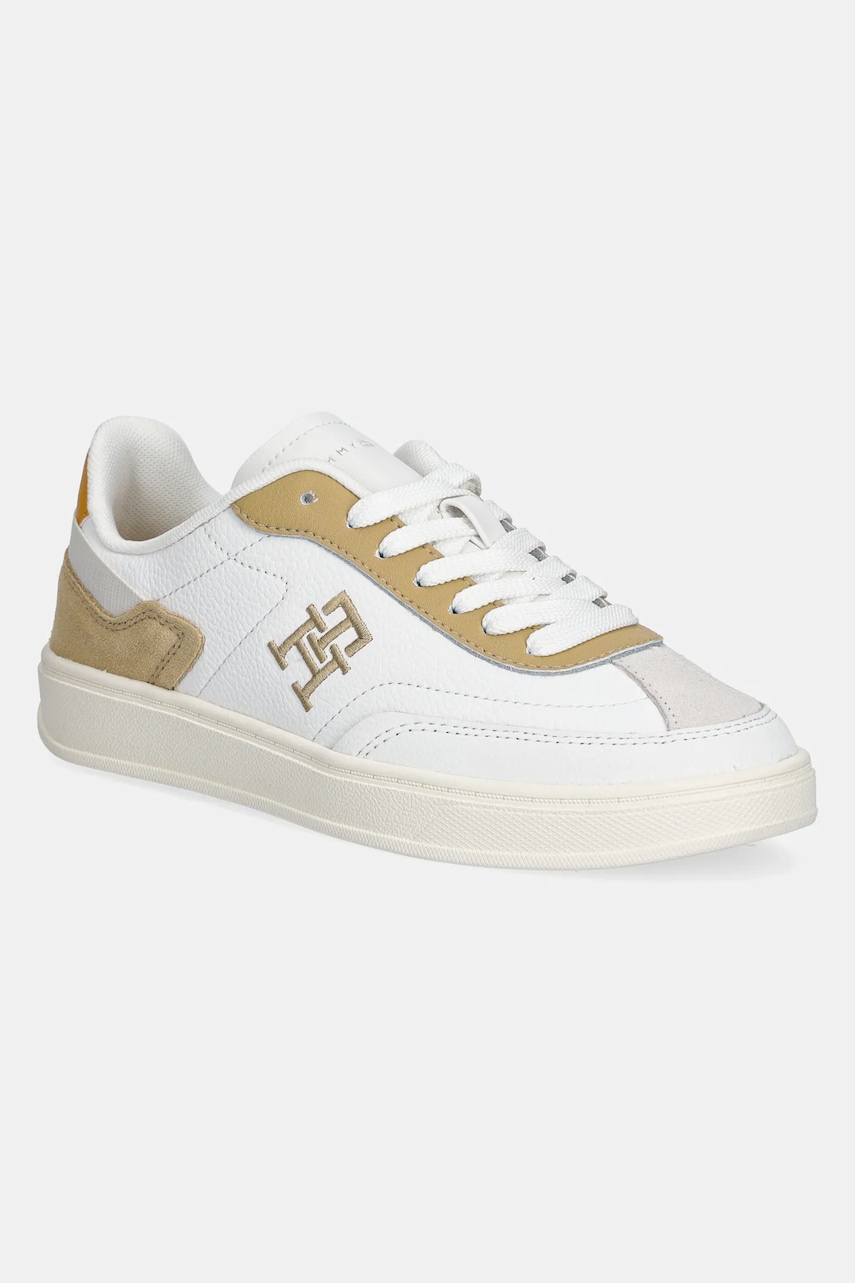 Kožené sneakers boty Tommy Hilfiger TH HERITAGE COURT SNEAKER SDE