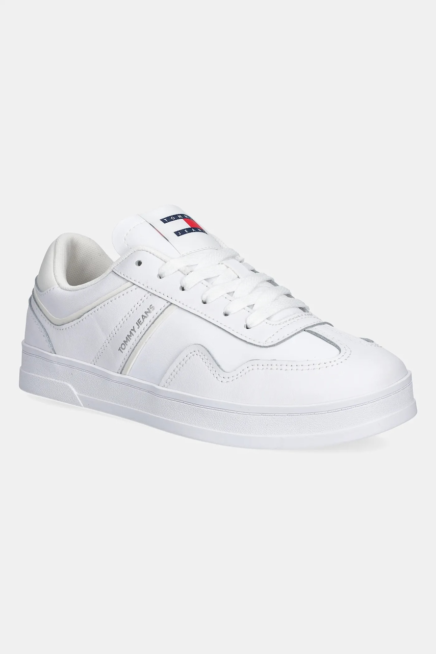 Kožené sneakers boty Tommy Jeans THE GREENWICH LEATHER