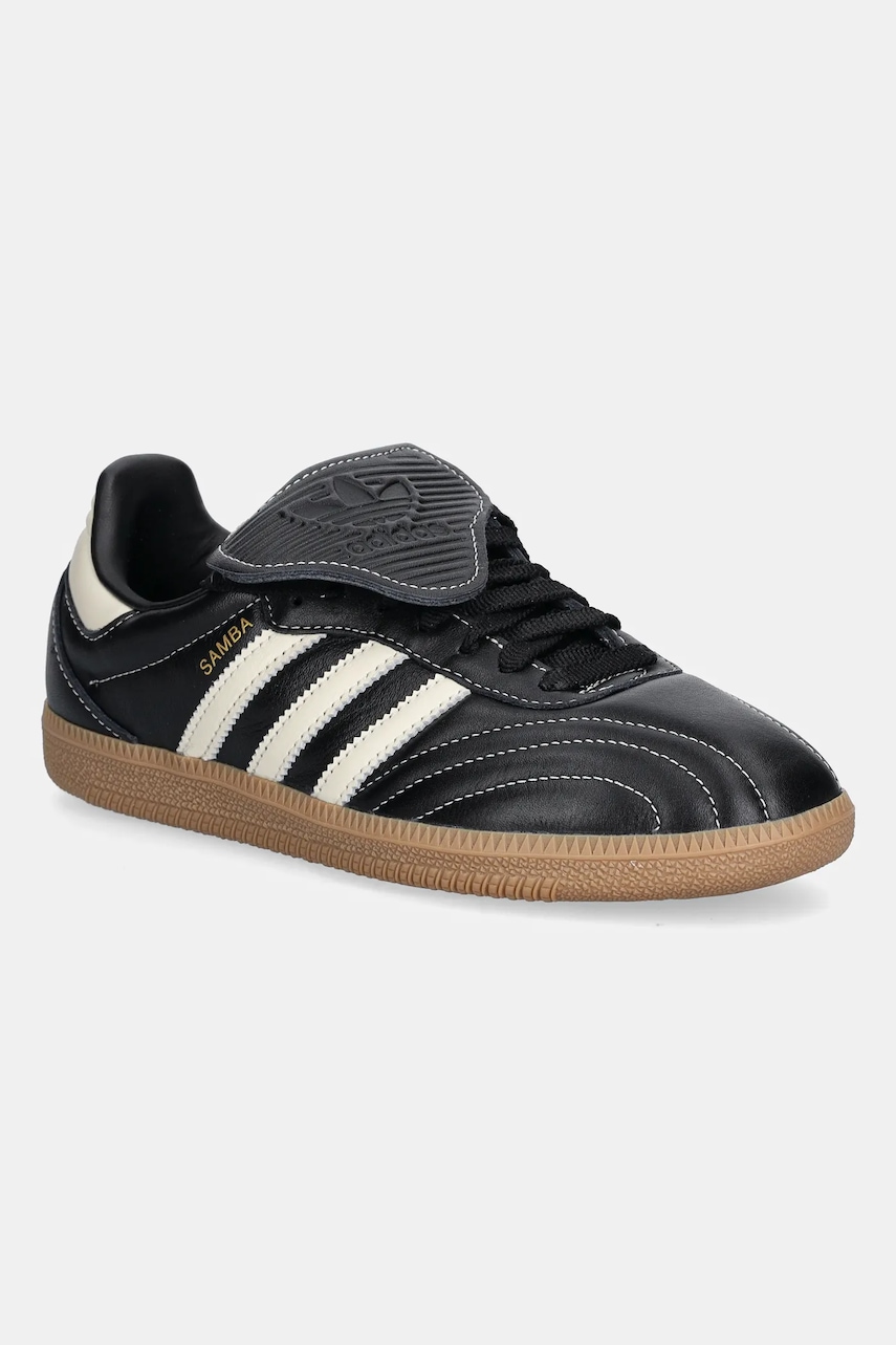 Kožené tenisky adidas Originals Samba LT dámské, černá barva, JS3937