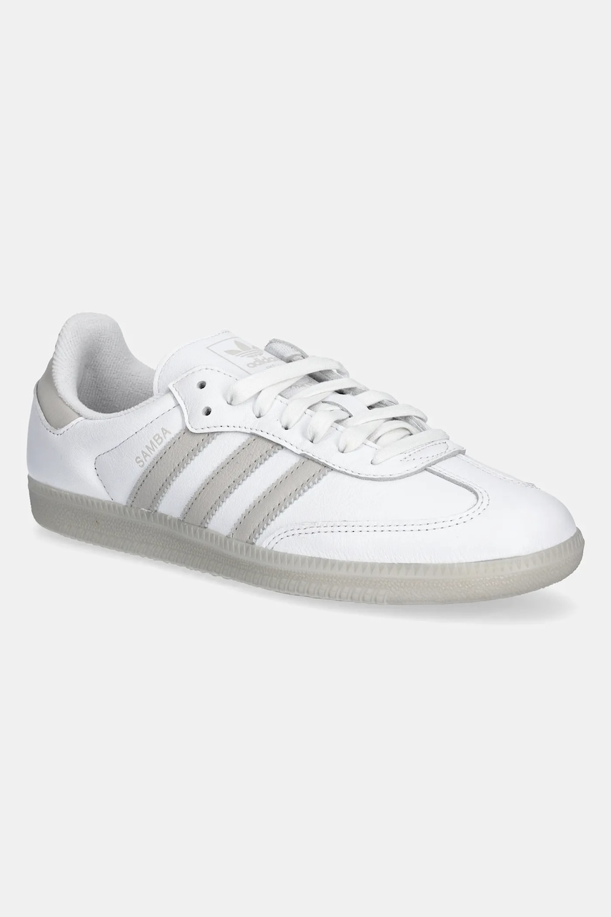 Kožené tenisky adidas Originals Samba OG bílá barva, JI3206