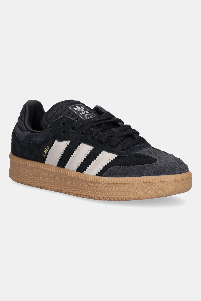 Kožené tenisky adidas Originals Samba XLG černá barva, JS3825
