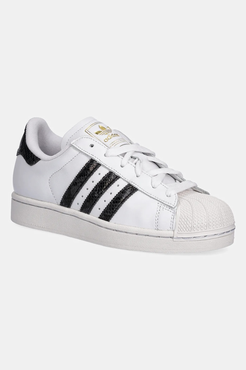 Kožené tenisky adidas Originals Superstar II dámské, bílá barva, JP8162