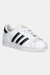Kožené tenisky adidas Originals Superstar II W dámské, bílá barva, JS4010