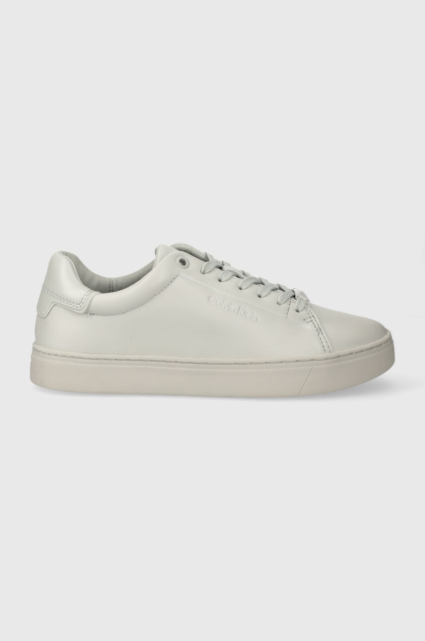 Kožené tenisky Calvin Klein CLEAN CUPSOLE LACE UP