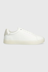 Kožené tenisky Calvin Klein CUPSOLE LACE UP PEARL