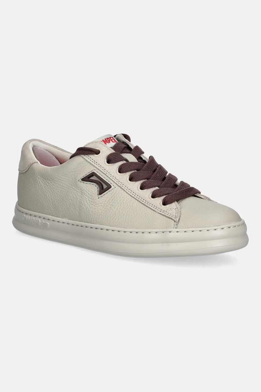 Kožené tenisky Camper Runner Four dámské, béžová barva, K201855-005