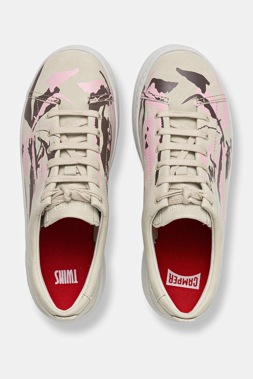 Kožené tenisky Camper TWS béžová barva, K200645-099