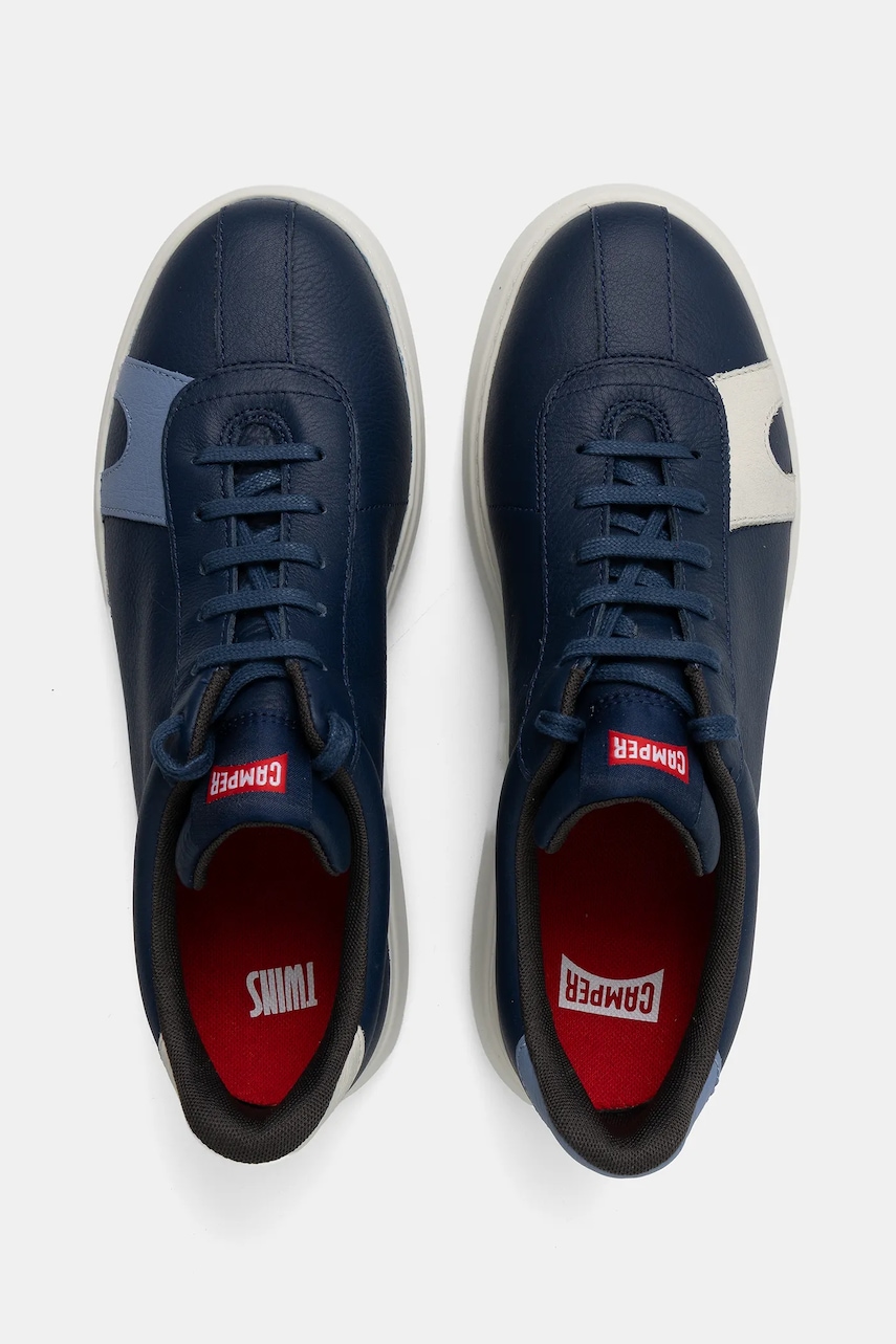 Kožené tenisky Camper TWS pánské, tmavomodrá barva, K100743-045