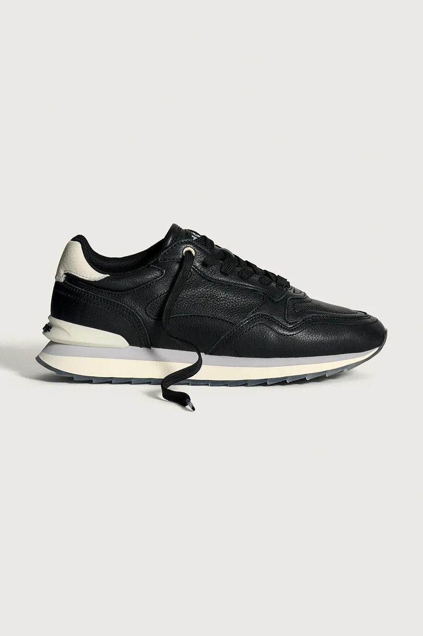 Kožené tenisky Hoff CITY CHICAGO WOMAN pánské, černá barva, 22502021