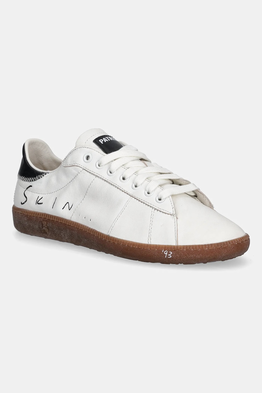 Kožené tenisky Patrizia Pepe dámské, bílá barva, 8Z0112 L150 FG37