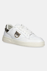 Kožené tenisky Pinko Mandy 11 dámské, bílá barva, SS0077P108ZHC