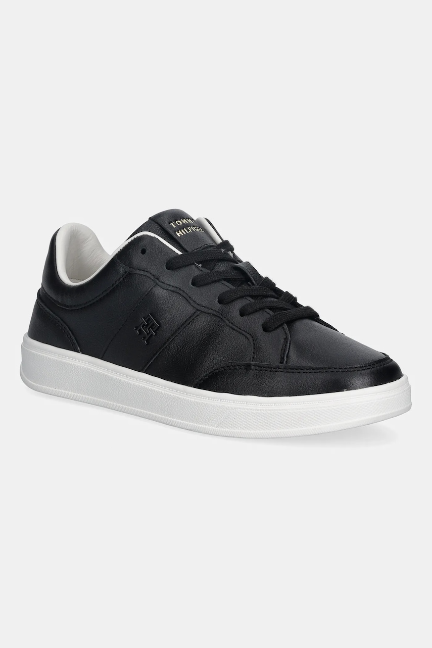 Kožené tenisky Tommy Hilfiger TH HERITAGE COURT SNEAKER LTR