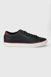 Kožené tenisky Tommy Hilfiger TH HI VULC CORE LOW LEATHER ESS