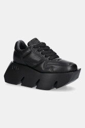 Kožené tenisky United Nude Bull Puffy Sneaker dámské, černá barva, 1096401170