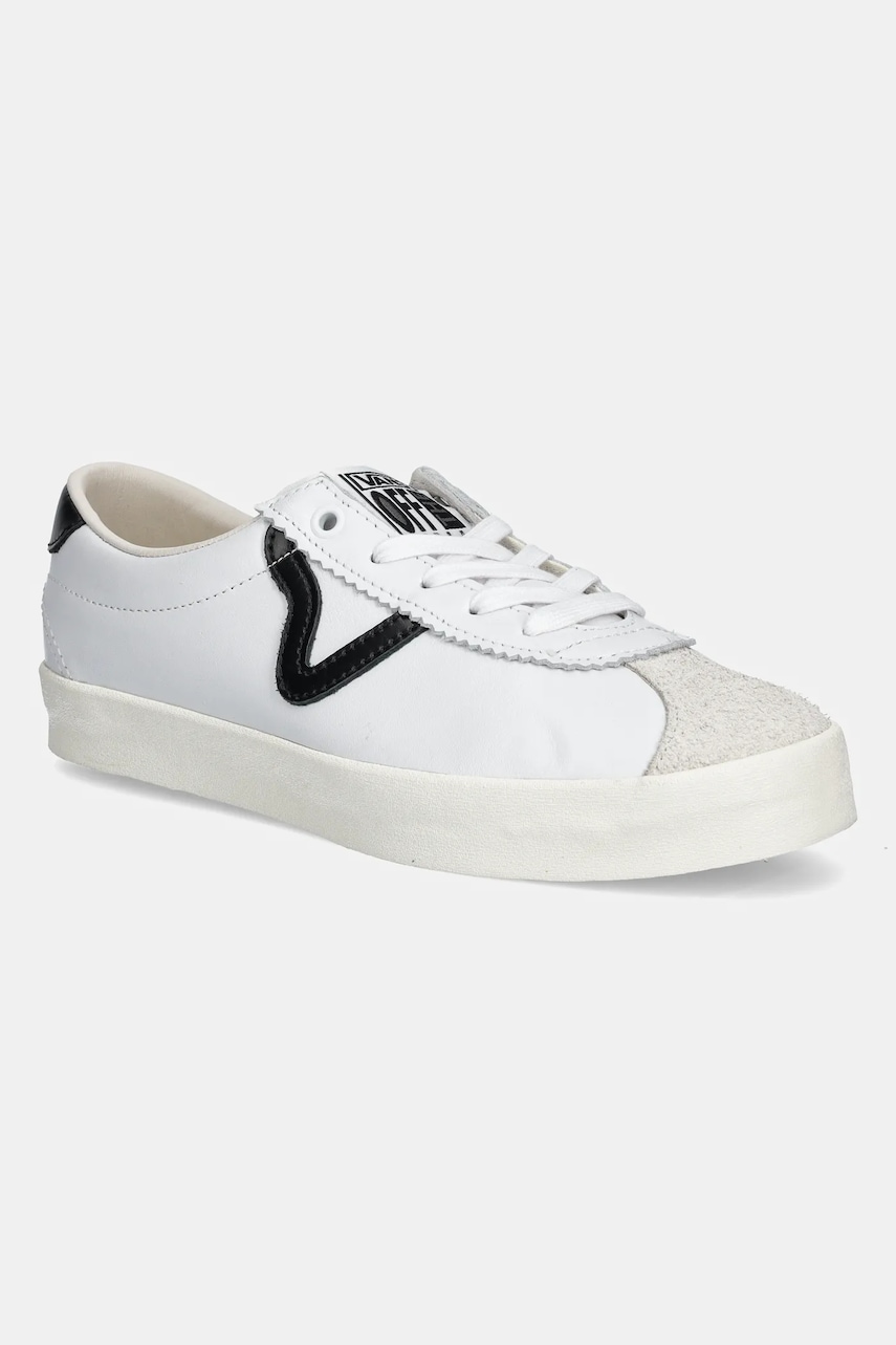 Kožené tenisky Vans Premium Classics LX Sport Low 73 bílá barva, VN000D2JBLK1
