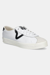 Kožené tenisky Vans Premium Classics LX Sport Low 73 bílá barva, VN000D2JBLK1