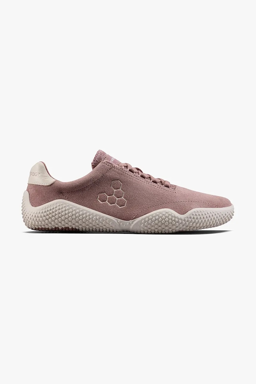 Kožené tenisky Vivobarefoot MOTUS STUDIO SNEAKER LTH růžová barva, 205642