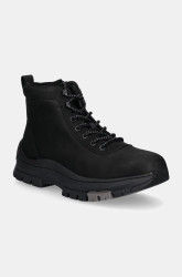Kožené trapery Calvin Klein Jeans HYBRID WP BOOT LACEUP REBELLIOUS