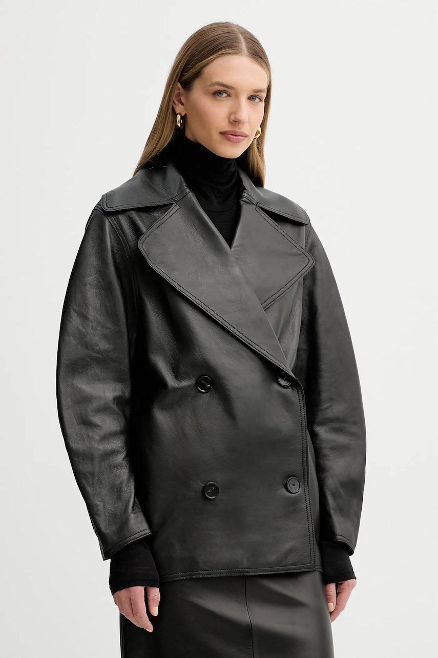 Kožený kabát Liviana Conti