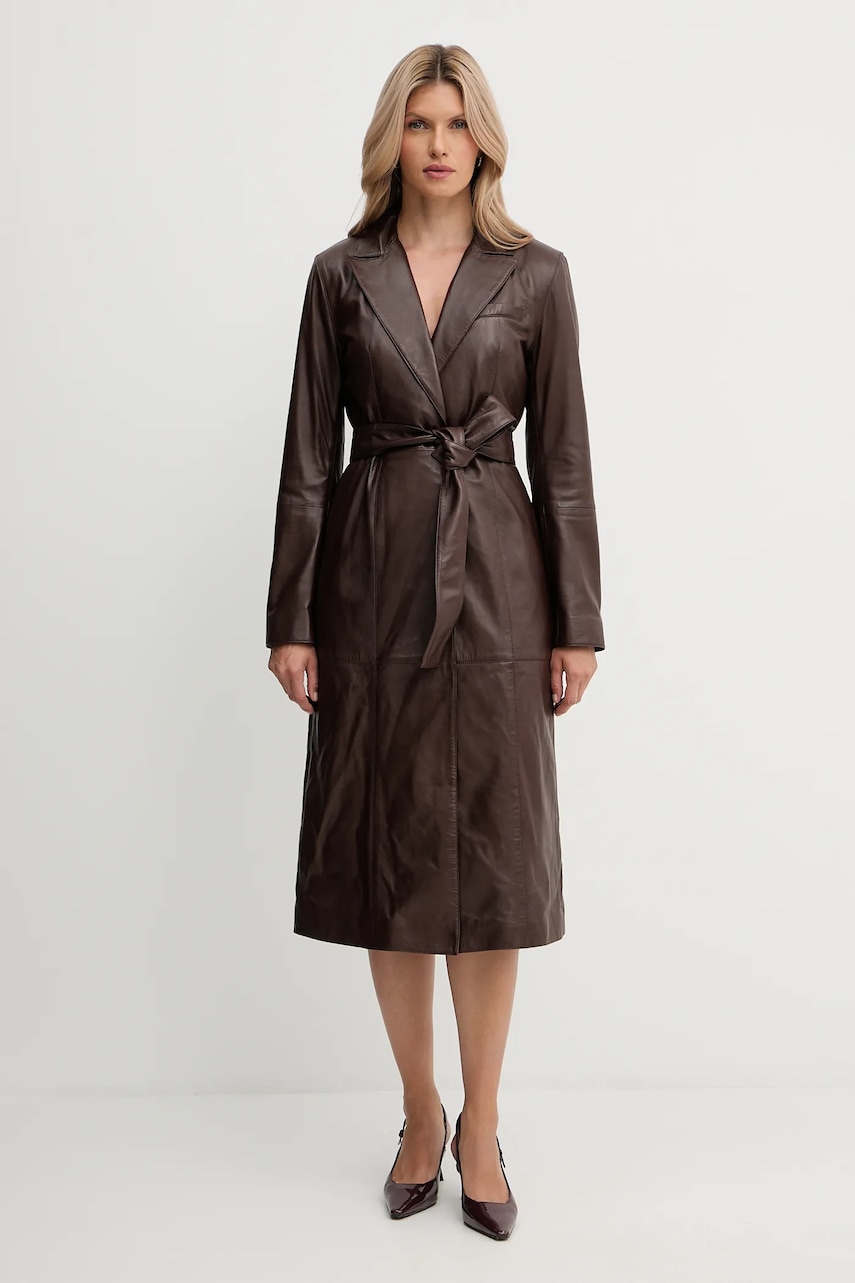 Kožený kabát Marciano by Guess LANA