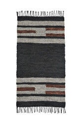 Kožený koberec Madam Stoltz 70 x 140 cm