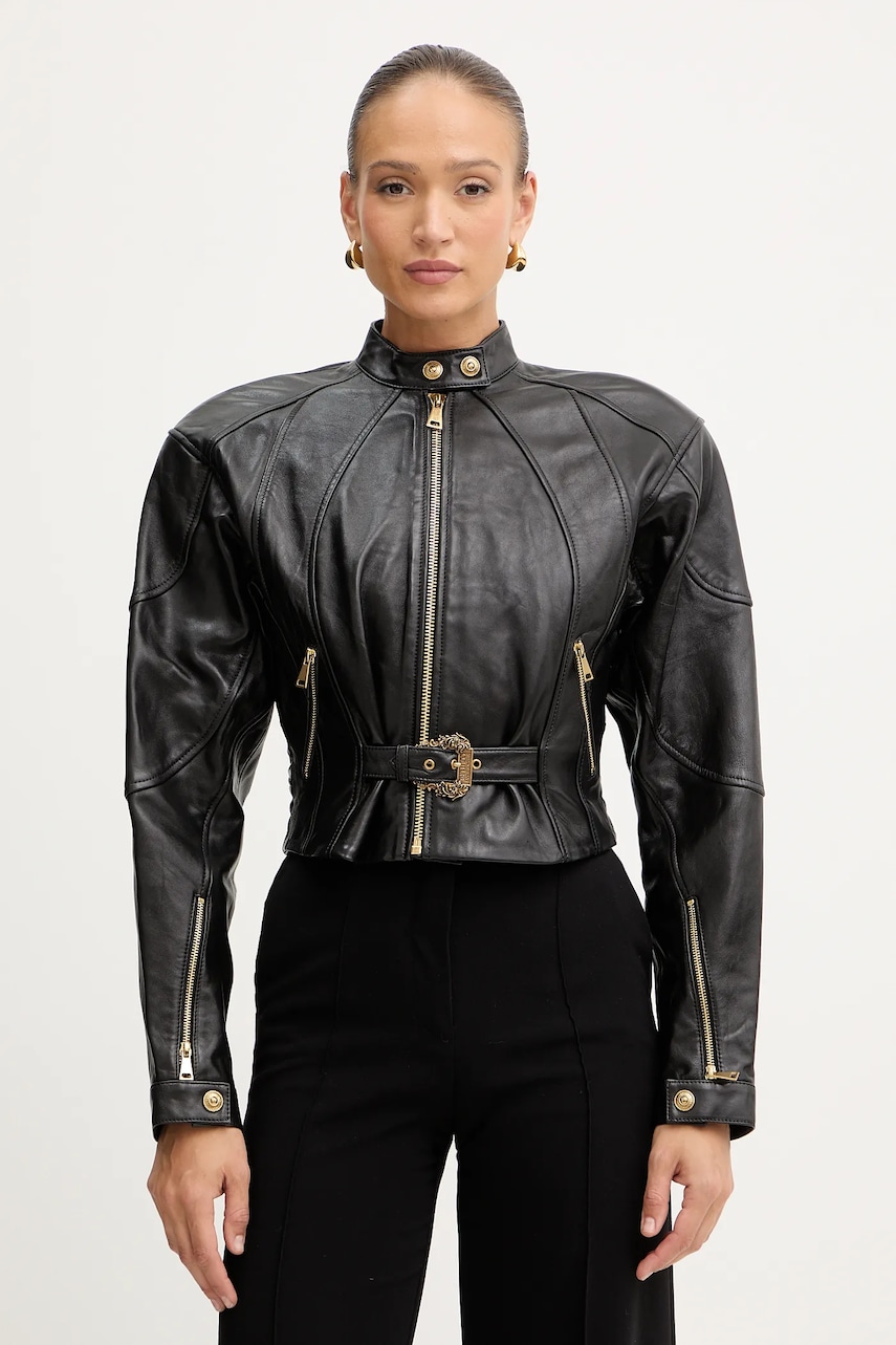 Kožený křivák Versace Jeans Couture