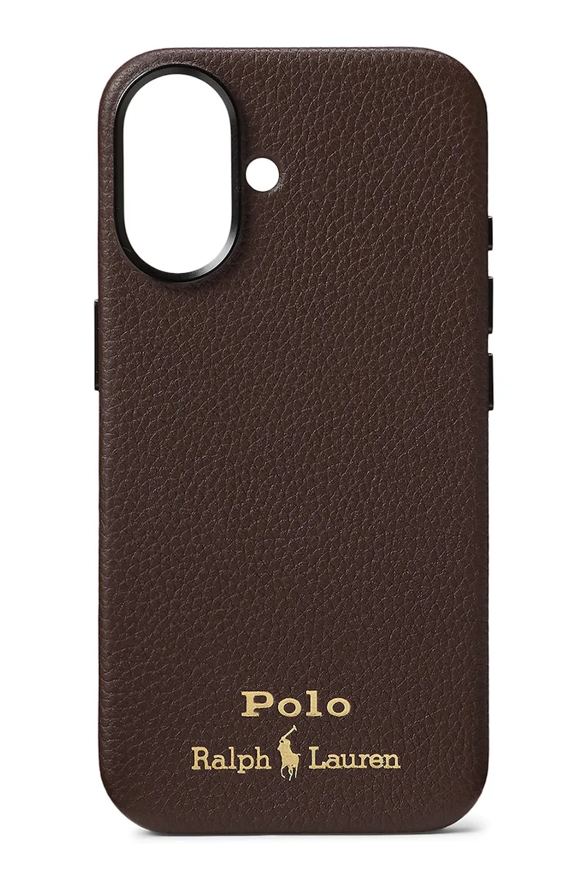 Kožený obal na telefon Polo Ralph Lauren iPhone 16